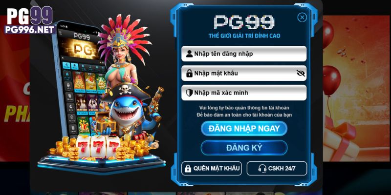 Đăng nhập PG99 để trải nghiệm kho game hấp dẫn 